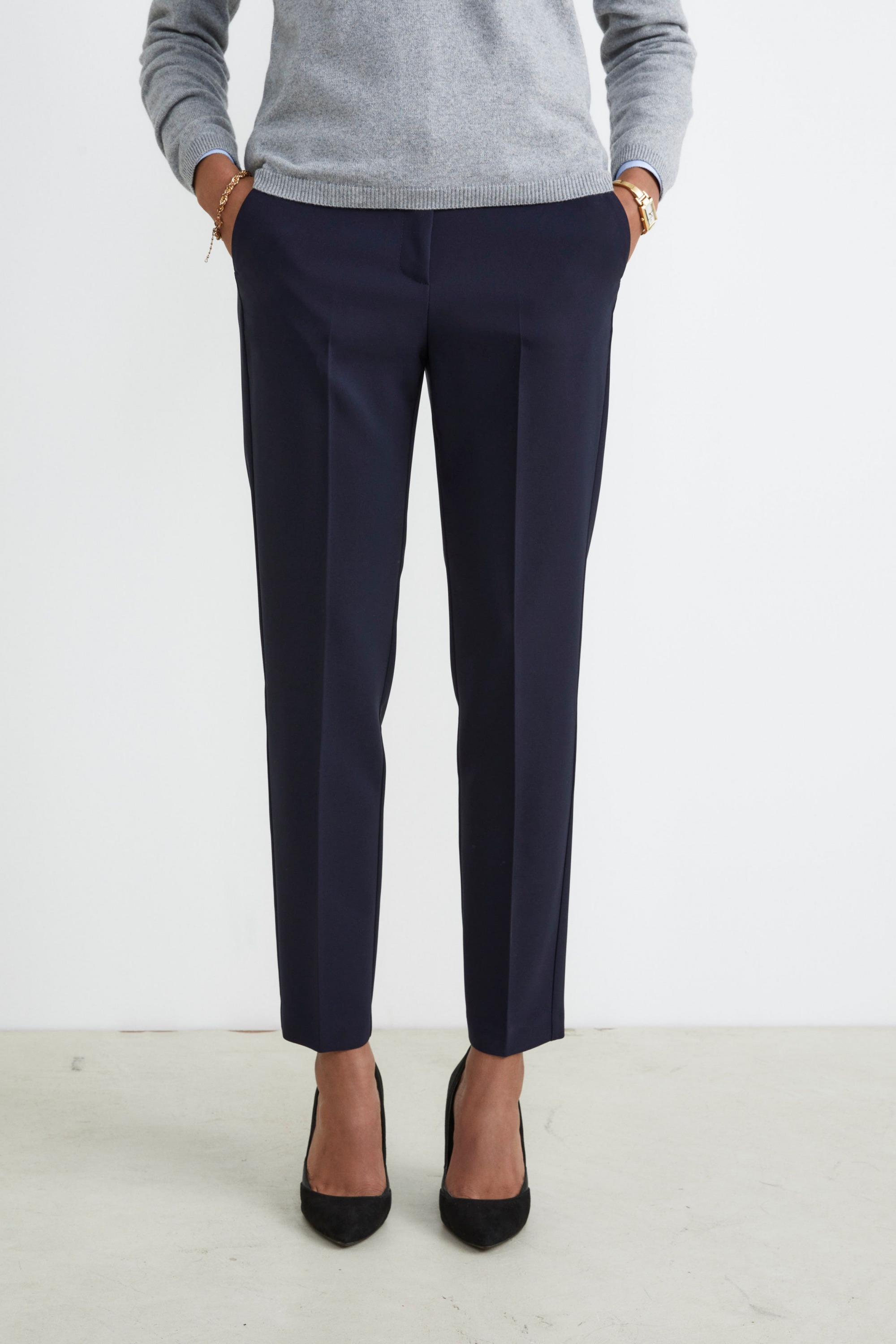 Fitted jersey trousers Il Lanificio