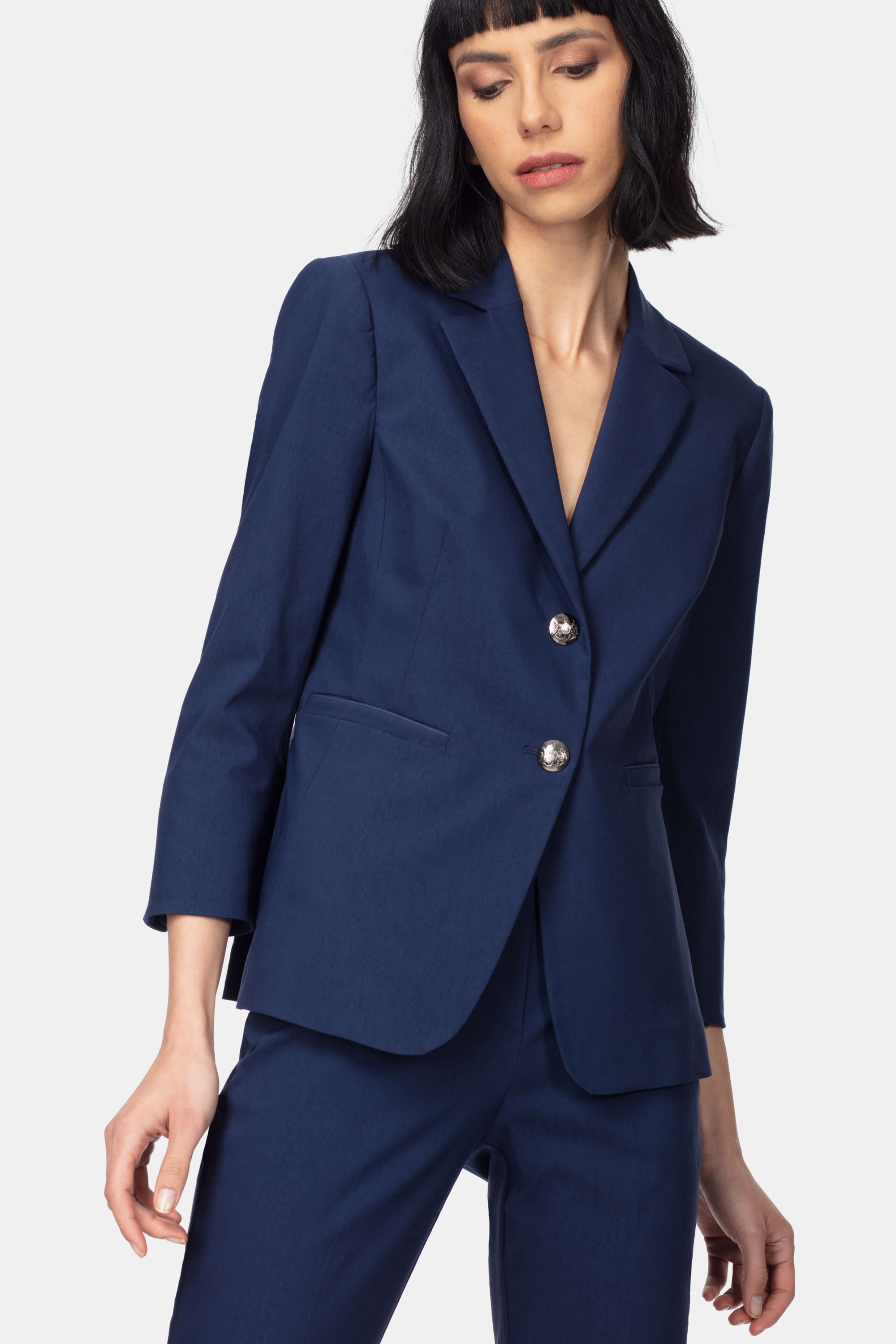 Blazer corto con bottoni